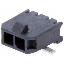 43650-0213; Socket; wire-board; male; Micro-Fit 3.0; 3mm; PIN: 2; Glow-Wire; SMT; MOLEX