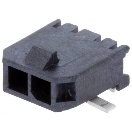 43650-0213; Socket; wire-board; male; Micro-Fit 3.0; 3mm; PIN: 2; Glow-Wire; SMT; MOLEX