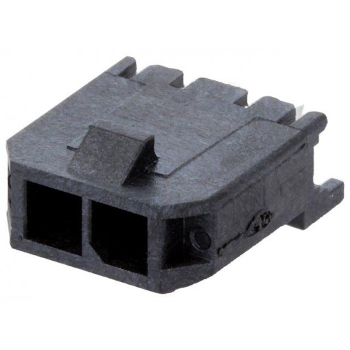 43650-0215; Socket; wire-board; male; Micro-Fit 3.0; 3mm; PIN: 2; THT; 5A; tinned; MOLEX