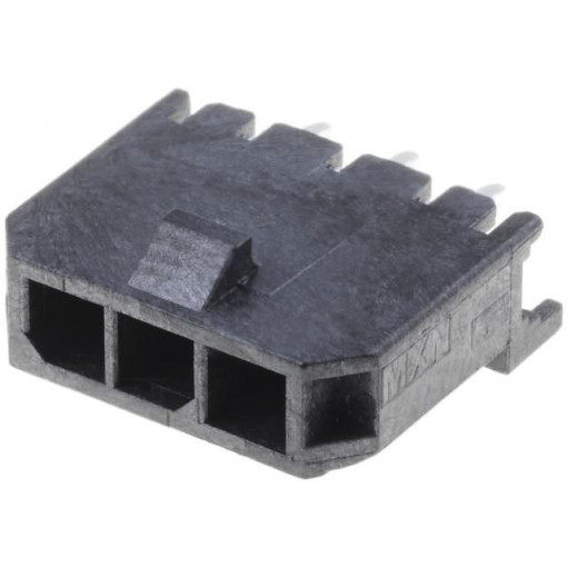 43650-0315; Socket; wire-board; male; Micro-Fit 3.0; 3mm; PIN: 3; THT; 5A; tinned; MOLEX
