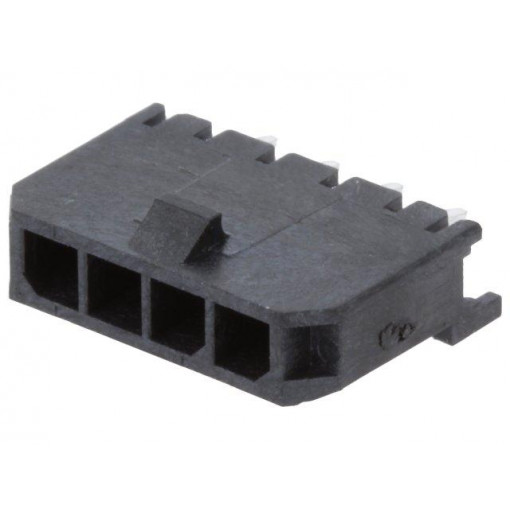 43650-0415; Socket; wire-board; male; Micro-Fit 3.0; 3mm; PIN: 4; THT; 5A; tinned; MOLEX