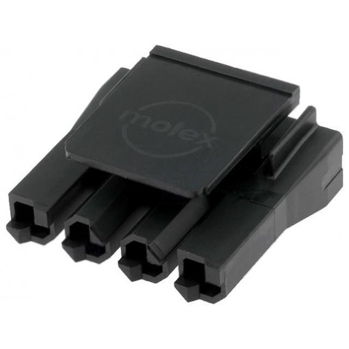 44441-2004; Connector: wire-board; SABRE; plug; female; PIN: 4; w/o contacts; MOLEX