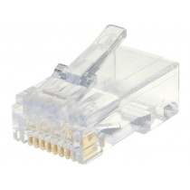 44915-0001; Plug; RJ45; 44915; PIN: 8; Cat: 6; with conductor guide; gold-plated; MOLEX