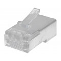 44915-0011; Plug; RJ45; 44915; PIN: 8; Cat: 6; shielded,with conductor guide; MOLEX