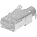 44915-0021; Plug; RJ45; 44915; PIN: 8; Cat: 6; shielded,with conductor guide; MOLEX