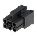 45559-0002; Plug; wire-board; female; Mini-Fit Jr; 4.2mm; PIN: 6; w/o contacts; MOLEX 45559-0002; Plug; wire-board; female; Mini-Fit Jr; 4.2mm; PIN: 6; w/o contacts; MOLEX