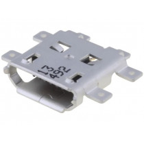 47491-0001; Socket; USB B micro; on PCBs; SMT; PIN: 5; horizontal; USB 2.0; MOLEX