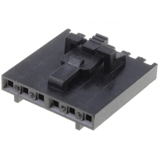 70066-0180; Plug; wire-wire/PCB; female; SL; 2.54mm; PIN: 6; w/o contacts; MOLEX
