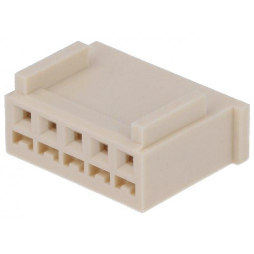 51191-0500; Wire-board; plug; female; 2.5mm; PIN: 5; w/o contacts; for cable; MOLEX