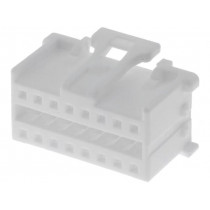 51353-1600; Plug; wire-board; female; MicroClasp; 2mm; PIN: 16; w/o contacts; MOLEX