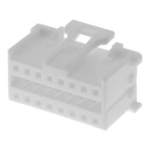 51353-1600; Plug; wire-board; female; MicroClasp; 2mm; PIN: 16; w/o contacts; MOLEX