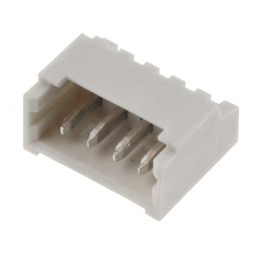 53048-0410; Socket; wire-board; male; PicoBlade; 1.25mm; PIN: 4; THT; 1A; tinned; MOLEX