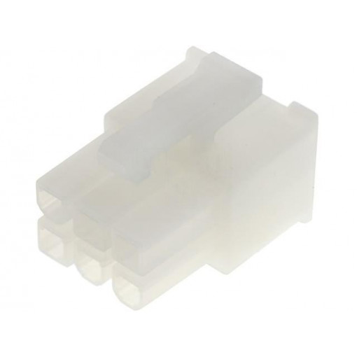 39-01-2060; Plug; wire-wire/PCB; female; Mini-Fit Jr; 4.2mm; PIN: 6; for cable; MOLEX 39-01-2060; Plug; wire-wire/PCB; female; Mini-Fit Jr; 4.2mm; PIN: 6; for cable; MOLEX