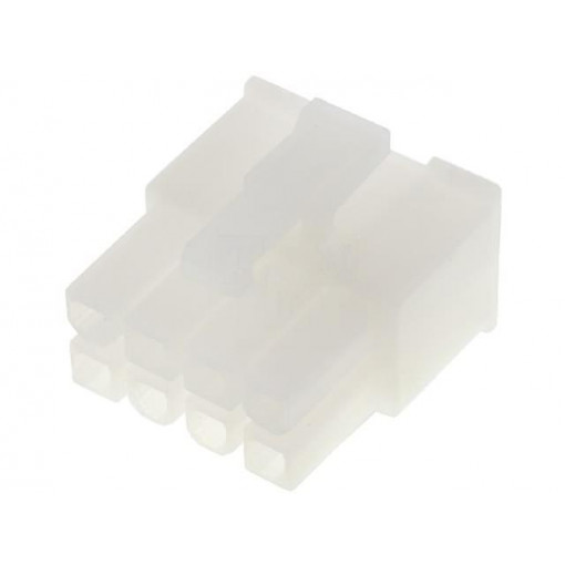 39-01-2080; Plug; wire-wire/PCB; female; Mini-Fit Jr; 4.2mm; PIN: 8; for cable; MOLEX