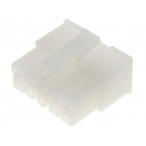 39-01-2100; Plug; wire-wire/PCB; female; Mini-Fit Jr; 4.2mm; PIN: 10; for cable; MOLEX