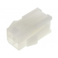 39-01-2041; Plug; wire-wire; male; Mini-Fit Jr; 4.2mm; PIN: 4; w/o contacts; MOLEX