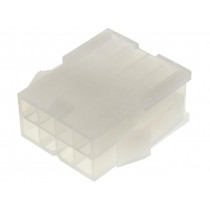 39-01-2081; Plug; wire-wire; male; Mini-Fit Jr; 4.2mm; PIN: 8; w/o contacts; MOLEX