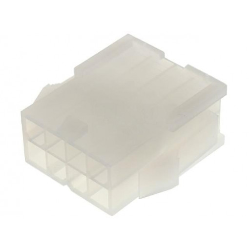 39-01-2081; Plug; wire-wire; male; Mini-Fit Jr; 4.2mm; PIN: 8; w/o contacts; MOLEX