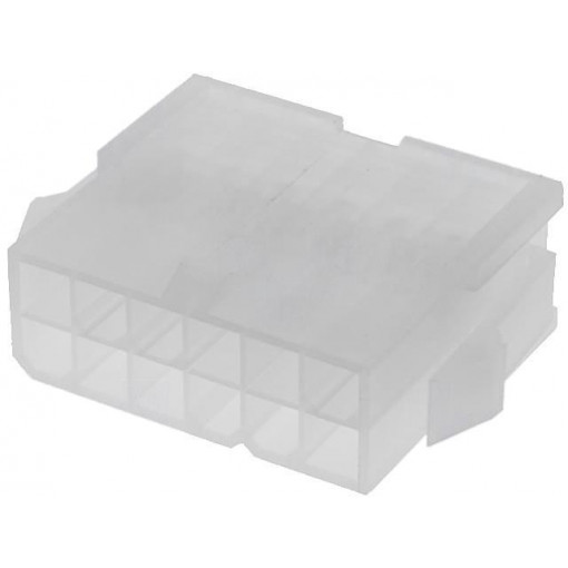 39-01-2121; Plug; wire-wire; male; Mini-Fit Jr; 4.2mm; PIN: 12; w/o contacts; MOLEX