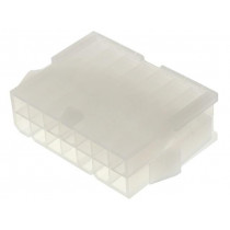 39-01-2141; Plug; wire-wire; male; Mini-Fit Jr; 4.2mm; PIN: 14; w/o contacts; MOLEX