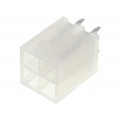 39-28-1043; Socket; wire-board; male; Mini-Fit Jr; 4.2mm; PIN: 4; THT; 9A; tinned; MOLEX