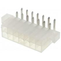 39-29-1148; Socket; wire-board; male; Mini-Fit Jr; 4.2mm; PIN: 14; THT; holders; MOLEX