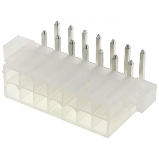 39-29-1148; Socket; wire-board; male; Mini-Fit Jr; 4.2mm; PIN: 14; THT; holders; MOLEX