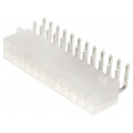 39-30-1240; Socket; wire-board; male; Mini-Fit Jr; 4.2mm; PIN: 24; THT; PCB snap; MOLEX 39-30-1240; Socket; wire-board; male; Mini-Fit Jr; 4.2mm; PIN: 24; THT; PCB snap; MOLEX