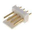 22-29-2041; Socket; wire-board; male; KK 254; 2.54mm; PIN: 4; THT; 4A; Layout: 1x4; MOLEX