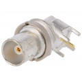 73171-3356; Socket; BNC; female; angled 90°; 75Ω; THT; on PCBs; teflon; MOLEX