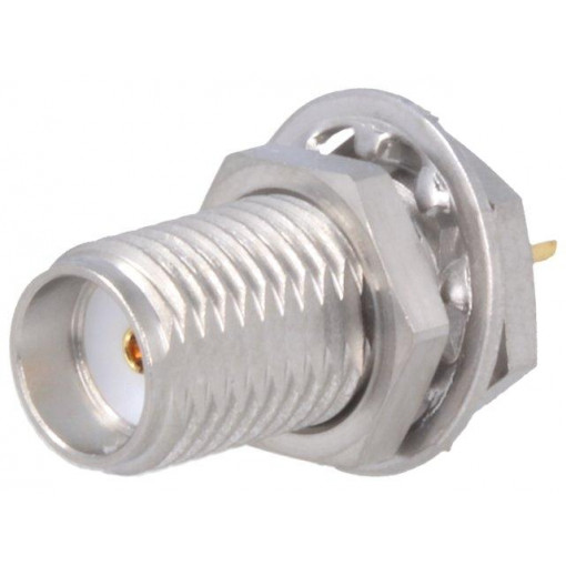 73251-0242; Socket; SMA; female; straight; 50Ω; soldering; gold-plated; MOLEX