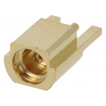 73415-0961; Socket; MMCX; female; angled 90°; 50Ω; THT; on PCBs; teflon; MOLEX