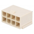 87427-0842; Socket; wire-board; male; Mini-Fit Jr; 4.2mm; PIN: 8; THT; PCB snap; MOLEX 87427-0842; Socket; wire-board; male; Mini-Fit Jr; 4.2mm; PIN: 8; THT; PCB snap; MOLEX