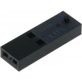 90123-0102; Plug; wire-board; female; C-Grid III; 2.54mm; PIN: 2; w/o contacts; MOLEX