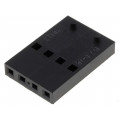 90123-0104; Plug; wire-board; female; C-Grid III; 2.54mm; PIN: 4; w/o contacts; MOLEX