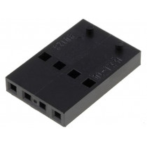 90123-0104; Plug; wire-board; female; C-Grid III; 2.54mm; PIN: 4; w/o contacts; MOLEX