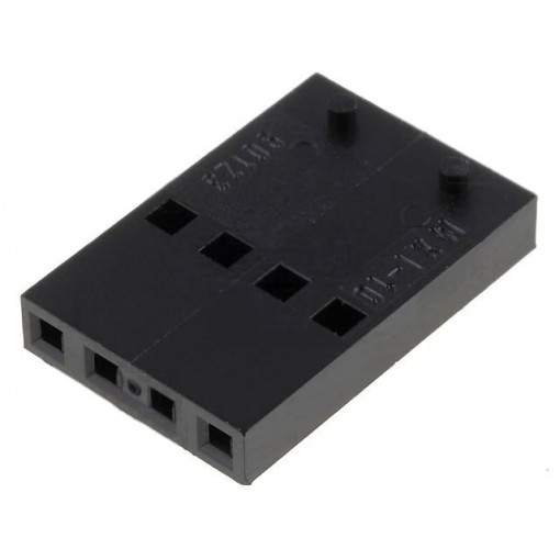 90123-0104; Plug; wire-board; female; C-Grid III; 2.54mm; PIN: 4; w/o contacts; MOLEX