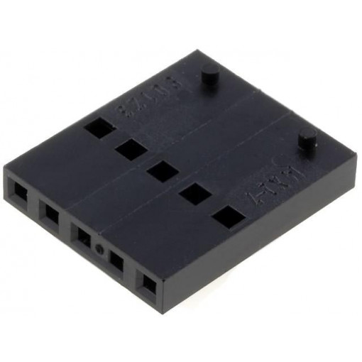 90123-0105; Plug; wire-board; female; C-Grid III; 2.54mm; PIN: 5; w/o contacts; MOLEX