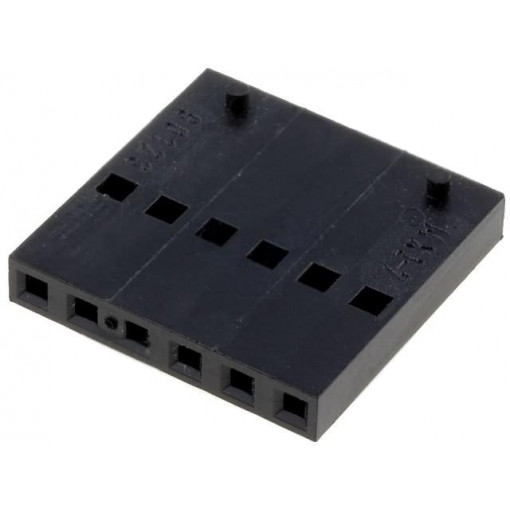 90123-0106; Plug; wire-board; female; C-Grid III; 2.54mm; PIN: 6; w/o contacts; MOLEX