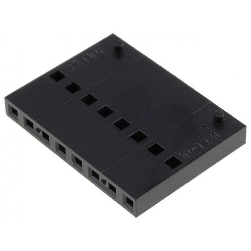 90123-0108; Plug; wire-board; female; C-Grid III; 2.54mm; PIN: 8; w/o contacts; MOLEX