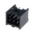 90130-1106; Socket; IDC; male; PIN: 6; straight; THT; tinned; 2.54mm; Layout: 2x3; MOLEX
