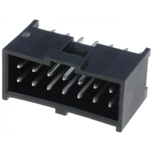 90130-1114; Socket; IDC; male; PIN: 14; straight; THT; tinned; 2.54mm; Layout: 2x7; MOLEX