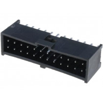 90130-1124; Socket; IDC; male; PIN: 24; straight; THT; tinned; 2.54mm; MOLEX