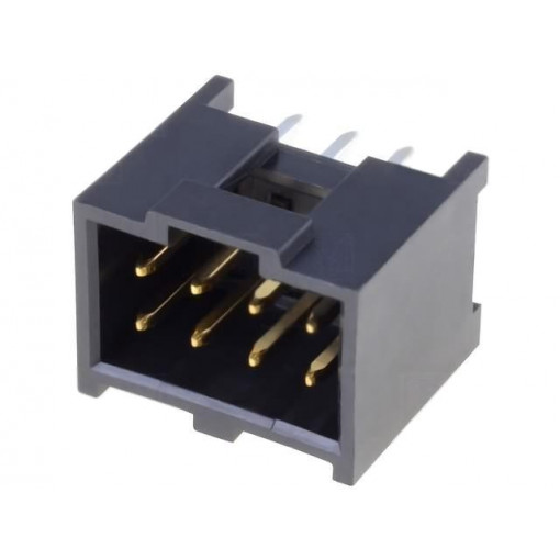 90130-1208; Socket; IDC; male; PIN: 8; straight; THT; gold-plated; 2.54mm; MOLEX
