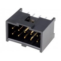 90130-1210; Socket; IDC; male; PIN: 10; straight; THT; gold-plated; 2.54mm; MOLEX
