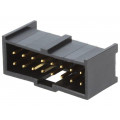 90130-1216; Socket; IDC; male; C-Grid III; 2.54mm; PIN: 16; THT; gold-plated; MOLEX