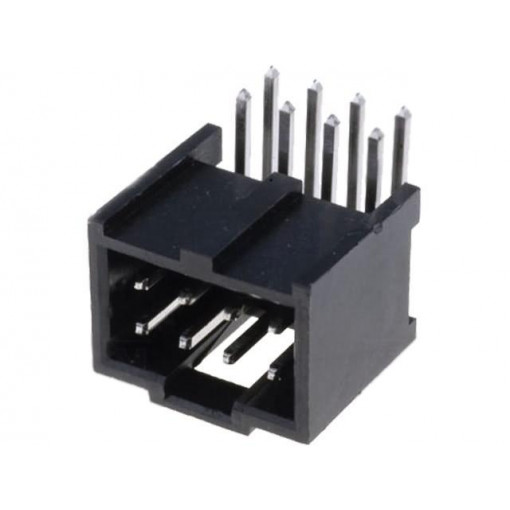 90130-3108; Socket; IDC; male; PIN: 8; angled 90°; THT; tinned; 2.54mm; MOLEX