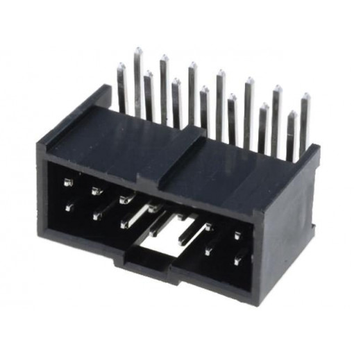 90130-3114; Socket; IDC; male; PIN: 14; angled 90°; THT; tinned; 2.54mm; MOLEX