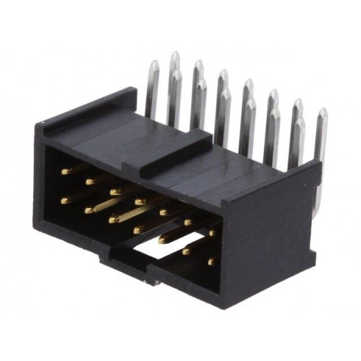 90130-3214; Socket; IDC; male; C-Grid III; 2.54mm; PIN: 14; THT; gold-plated; MOLEX