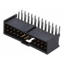 90130-3224; Socket; IDC; male; C-Grid III; 2.54mm; PIN: 24; THT; gold-plated; MOLEX